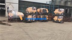 一批手扶壓路機，座駕壓路機成功出口國外