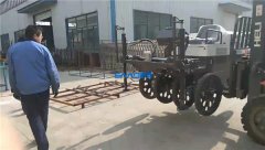 薩奧機(jī)械一臺(tái)混凝土激光整平機(jī)成功出口